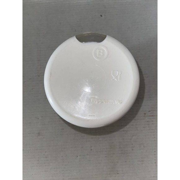 Tupperware One Touch Container •24200-4• With Blue Lid - Picture 4 of 5